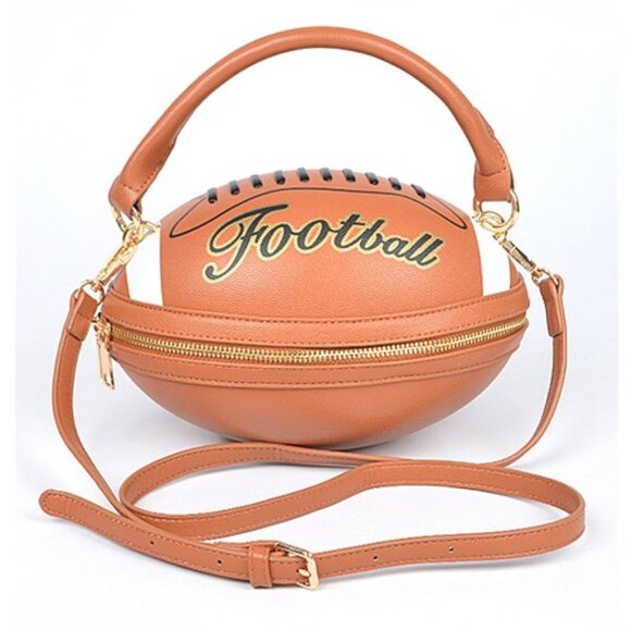 BNWT Iconic American Football Novelty Top Handle Convertible Crossbody Bag - Picture 1 of 6